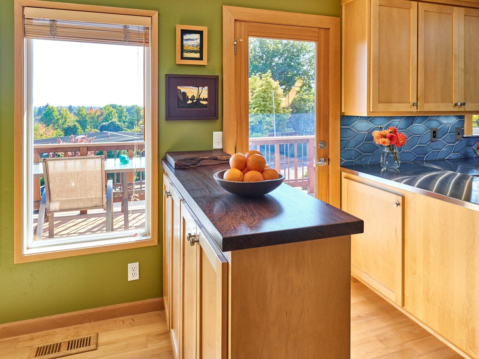 Corvallis Blue Kitchen Remodel — photo 3