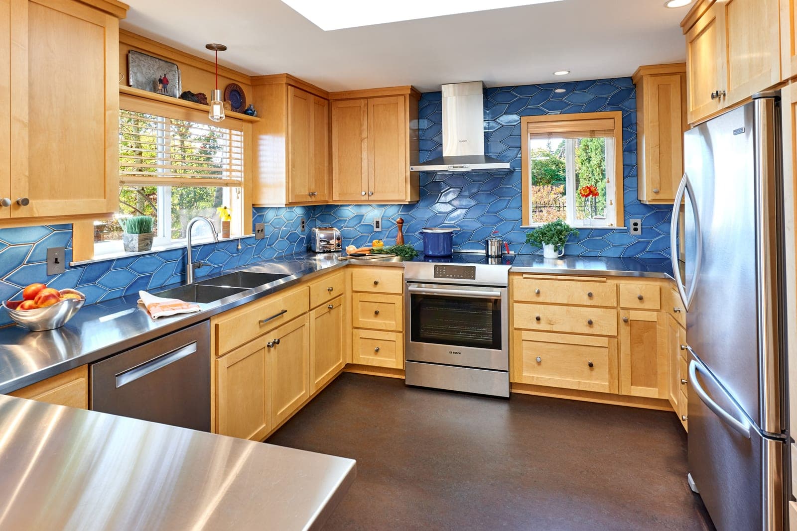 Corvallis Blue Kitchen Remodel — photo 5